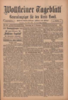 Wollsteiner Tageblatt: Generalanzeiger für den Kreis Bomst: mit der Gratis-Beilage: "Blätter und Blüten" 1911.11.02 Nr258