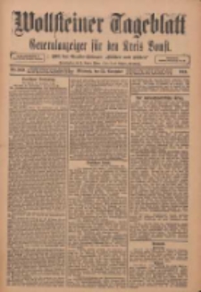 Wollsteiner Tageblatt: Generalanzeiger für den Kreis Bomst: mit der Gratis-Beilage: "Blätter und Blüten" 1911.11.15 Nr269