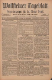 Wollsteiner Tageblatt: Generalanzeiger für den Kreis Bomst: mit der Gratis-Beilage: "Blätter und Blüten" 1911.11.21 Nr274