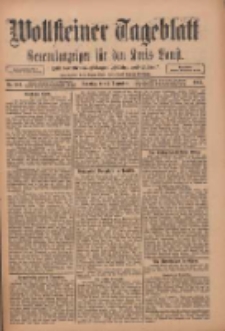 Wollsteiner Tageblatt: Generalanzeiger für den Kreis Bomst: mit der Gratis-Beilage: "Blätter und Blüten" 1911.12.03 Nr284