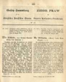 Gesetz-Sammlung für die Königlichen Preussischen Staaten. 1865.10.12 No47
