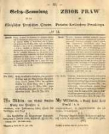 Gesetz-Sammlung für die Königlichen Preussischen Staaten. 1874.06.10 No14