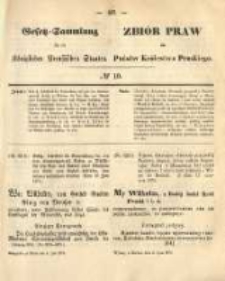 Gesetz-Sammlung für die Königlichen Preussischen Staaten. 1874.07.06 No19
