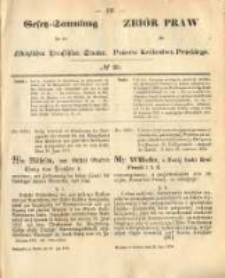 Gesetz-Sammlung für die Königlichen Preussischen Staaten. 1874.07.25 No20