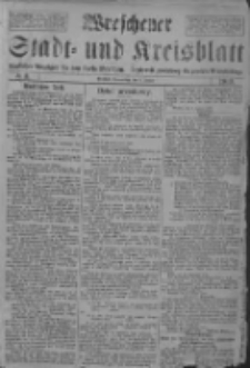 Wreschener Stadt und Kreisblatt: amtlicher Anzeiger für den Kreis Wreschen; Orędownik powiatowy dla powiatu Wrzesińskiego 1919.01.09 Nr3