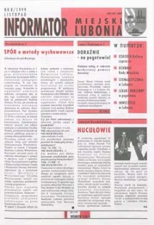 Informator Miejski Lubonia 1999.11 Nr8