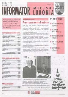 Informator Miejski Lubonia 1999.12 Nr9