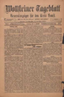 Wollsteiner Tageblatt: Generalanzeiger für den Kreis Bomst: mit der Gratis-Beilage: "Blätter und Blüten" 1912.07.01 Nr5