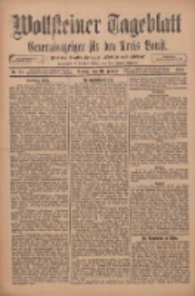 Wollsteiner Tageblatt: Generalanzeiger für den Kreis Bomst: mit der Gratis-Beilage: "Blätter und Blüten" 1912.01.26 Nr21