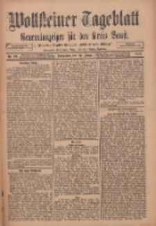 Wollsteiner Tageblatt: Generalanzeiger für den Kreis Bomst: mit der Gratis-Beilage: "Blätter und Blüten" 1912.01.27 Nr22