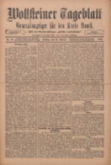 Wollsteiner Tageblatt: Generalanzeiger für den Kreis Bomst: mit der Gratis-Beilage: "Blätter und Blüten" 1912.02.25 Nr47