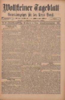 Wollsteiner Tageblatt: Generalanzeiger für den Kreis Bomst: mit der Gratis-Beilage: "Blätter und Blüten" 1912.02.28 Nr49