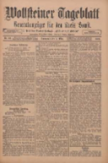 Wollsteiner Tageblatt: Generalanzeiger für den Kreis Bomst: mit der Gratis-Beilage: "Blätter und Blüten" 1912.03.02 Nr52