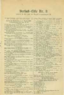 Militair-Wochenblatt Verlust Liste. 1870 Nr.3