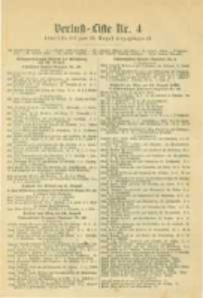 Militair-Wochenblatt Verlust Liste. 1870 Nr.4
