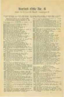 Militair-Wochenblatt Verlust Liste. 1870 Nr.6