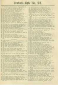 Militair-Wochenblatt Verlust Liste. 1870 Nr.23