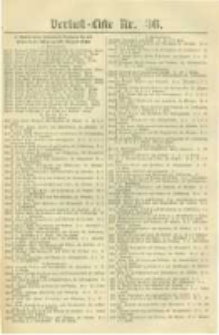 Militair-Wochenblatt Verlust Liste. 1870 Nr.36