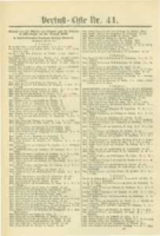 Militair-Wochenblatt Verlust Liste. 1870 Nr.41