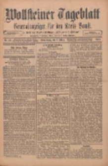 Wollsteiner Tageblatt: Generalanzeiger für den Kreis Bomst: mit der Gratis-Beilage: "Blätter und Blüten" 1912.03.07 Nr56