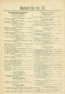 Militair-Wochenblatt Verlust Liste. 1870 Nr.87