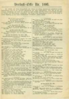 Militair-Wochenblatt Verlust Liste. 1870 Nr.106