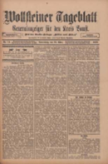 Wollsteiner Tageblatt: Generalanzeiger für den Kreis Bomst: mit der Gratis-Beilage: "Blätter und Blüten" 1912.03.29 Nr74