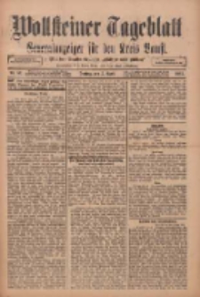 Wollsteiner Tageblatt: Generalanzeiger f&uuml;r den Kreis Bomst: mit der Gratis-Beilage: "Bl&auml;tter und Bl&uuml;ten" 1912.04.05 Nr81