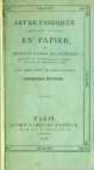 Art de fabriquer toutes sortes d'ouvrages en papier, ou Principes faciles de géometrie enseignés en construisant des chaises, des tables, des maisons, etc