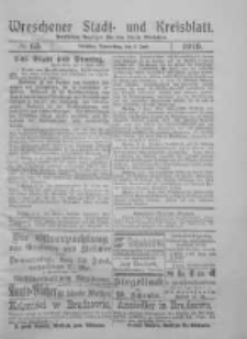 Wreschener Stadt und Kreisblatt: amtlicher Anzeiger für den Kreis Wreschen 1919.06.05 Nr65