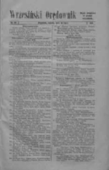 Wrzesiński Orędownik: organ urzędowy za powiat wrzesiński 1919.07.19 Nr84 (wydanie polskie)
