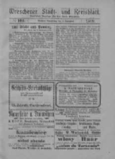 Wreschener Stadt und Kreisblatt: amtlicher Anzeiger für den Kreis Wreschen 1919.09.04 Nr104