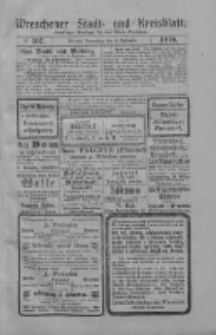 Wreschener Stadt und Kreisblatt: amtlicher Anzeiger für den Kreis Wreschen 1919.09.11 Nr107