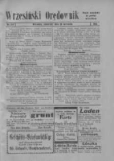 Wrzesiński Orędownik: organ urzędowy za powiat wrzesiński 1919.09.18 Nr110( wydanie polskie)