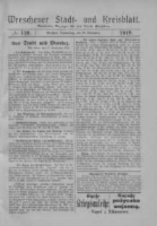 Wreschener Stadt und Kreisblatt: amtlicher Anzeiger für den Kreis Wreschen 1919.09.18 Nr110