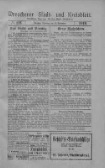 Wreschener Stadt und Kreisblatt: amtlicher Anzeiger für den Kreis Wreschen 1919.09.23 Nr112