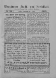 Wreschener Stadt und Kreisblatt: amtlicher Anzeiger für den Kreis Wreschen 1919.10.02 Nr116