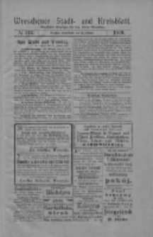 Wreschener Stadt und Kreisblatt: amtlicher Anzeiger für den Kreis Wreschen 1919.10.18 Nr123