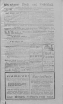 Wreschener Stadt und Kreisblatt: amtlicher Anzeiger für den Kreis Wreschen 1919.11.22 Nr138