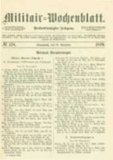 Militair-Wochenblatt. 1870.12.10 Jahrg.55 No.178