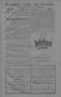 Wreschener Stadt und Kreisblatt: amtlicher Anzeiger für den Kreis Wreschen 1919.12.23 Nr150