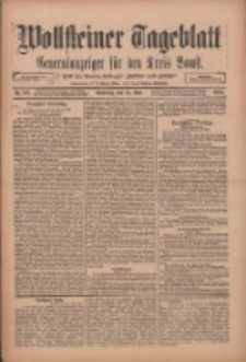 Wollsteiner Tageblatt: Generalanzeiger für den Kreis Bomst: mit der Gratis-Beilage: "Blätter und Blüten" 1912.05.15 Nr113