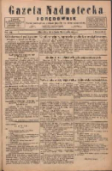 Gazeta Nadnotecka i Orędownik: pismo poświęcone sprawie polskiej na ziemi nadnoteckiej 1924.11.29 R.4 Nr276