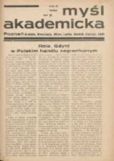 Myśl Akademicka 1938 R.8 Nr2