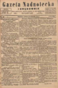 Gazeta Nadnotecka i Orędownik: pismo poświęcone sprawie polskiej na ziemi nadnoteckiej 1924.09.16 R.4 Nr213
