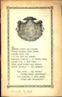 Wiersz na powitanie Floriana Stablewskiego arcybiskupa gnieźnieńskiego i poznańskiego