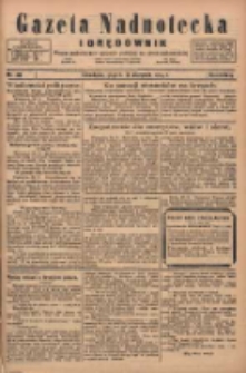 Gazeta Nadnotecka i Orędownik: pismo poświęcone sprawie polskiej na ziemi nadnoteckiej 1924.08.29 R.4 Nr198