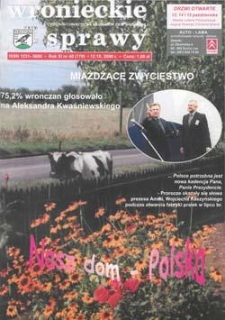 Wronieckie Sprawy 2000.10.12 R.11 Nr40(170)