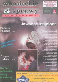 Wronieckie Sprawy 2000.11.20 R.11 Nr46(176)