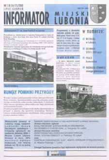 Informator Miejski Lubonia 2000.07-08 Nr7/8(16/17)